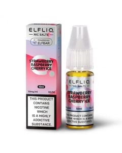 Lichid ELF BAR ElfLiq Salt 10ml 20mg - Strawberry Raspberry Cherry Ice